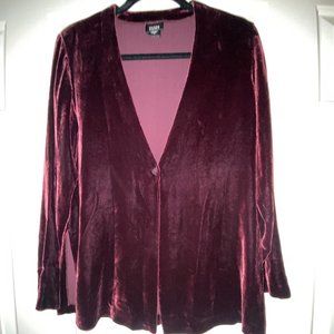 Eileen Fisher Velvet Silk Blend Jacket S
